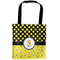 Honeycomb, Bees & Polka Dots Auto Back Seat Organizer Bag (Personalized)