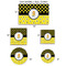 Honeycomb, Bees & Polka Dots Car Magnets - SIZE CHART