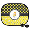 Honeycomb, Bees & Polka Dots Car Side Window Sun Shade (Personalized)