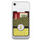 Honeycomb, Bees & Polka Dots 2-in-1 Cell Phone Credit Card Holder & Screen Cleaner (Personalized)