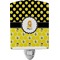 Honeycomb, Bees & Polka Dots Ceramic Night Light (Personalized)