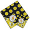 Honeycomb, Bees & Polka Dots Cloth Napkins - Personalized Lunch & Dinner (PARENT MAIN)