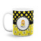 Honeycomb, Bees & Polka Dots Coffee Mug - 11 oz - White