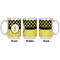 Honeycomb, Bees & Polka Dots Coffee Mug - 15 oz - White APPROVAL