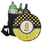 Honeycomb, Bees & Polka Dots Collapsible Personalized Cooler & Seat