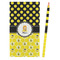 Honeycomb, Bees & Polka Dots Colored Pencils - Front View