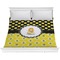 Honeycomb, Bees & Polka Dots Comforter (King)