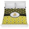 Honeycomb, Bees & Polka Dots Comforter (Queen)