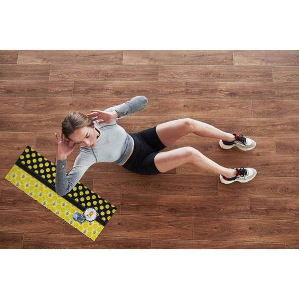 Honeycomb, Bees & Polka Dots Cooling Towel- Lifestyle