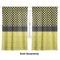 Honeycomb, Bees & Polka Dots Curtain 112x80 - Lined