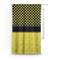 Honeycomb, Bees & Polka Dots Custom Curtain With Window and Rod