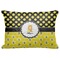 Honeycomb, Bees & Polka Dots Decorative Baby Pillowcase - 16"x12" (Personalized)