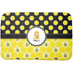 Honeycomb, Bees & Polka Dots Dish Drying Mat (Personalized)