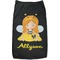 Honeycomb, Bees & Polka Dots Black Pet Shirt - M (Personalized)