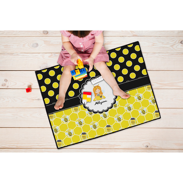 Honeycomb, Bees & Polka Dots Door Mats - LIFESTYLE kid