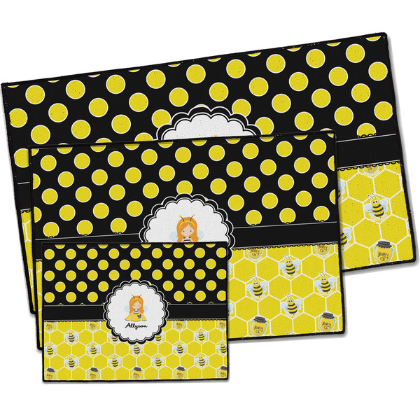 Honeycomb, Bees & Polka Dots Door Mats - PARENT MAIN