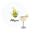 Honeycomb, Bees & Polka Dots Drink Topper - Large - Single with Drink