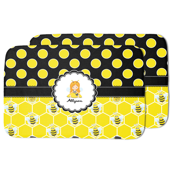Honeycomb, Bees & Polka Dots Drying Dish Mat - MAIN