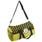 Honeycomb, Bees & Polka Dots Duffle bag with side mesh pocket