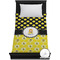 Honeycomb, Bees & Polka Dots Duvet Cover - Twin XL (Personalized)