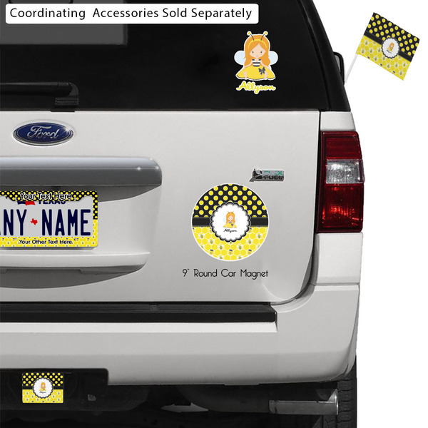Honeycomb, Bees & Polka Dots Exterior Car Accessories