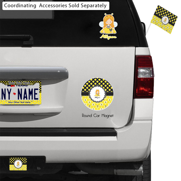Honeycomb, Bees & Polka Dots Exterior Car Accessories