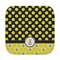 Honeycomb, Bees & Polka Dots Face Towel (Personalized)
