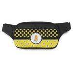 Honeycomb, Bees & Polka Dots Fanny Pack (Personalized)