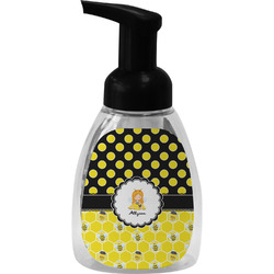 Honeycomb, Bees & Polka Dots Foam Soap Bottle (Personalized)