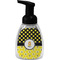 Honeycomb, Bees & Polka Dots Foam Soap Bottle - Black (Personalized)