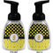 Honeycomb, Bees & Polka Dots Foam Soap Bottle (Front & Back)