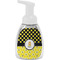 Honeycomb, Bees & Polka Dots Foam Soap Bottle - White