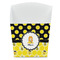 Honeycomb, Bees & Polka Dots French Fry Favor Boxes (Personalized)