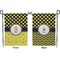 Honeycomb, Bees & Polka Dots Garden Flag - Double Sided Front and Back