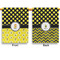 Honeycomb, Bees & Polka Dots Garden Flags - Large - Double Sided - APPROVAL