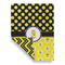 Honeycomb, Bees & Polka Dots Garden Flags - Large - Double Sided - FRONT FOLDED