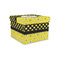 Honeycomb, Bees & Polka Dots Gift Boxes with Lid - Canvas Wrapped - Small - Front/Main