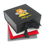 Honeycomb, Bees & Polka Dots Gift Box with Magnetic Lid (Personalized)