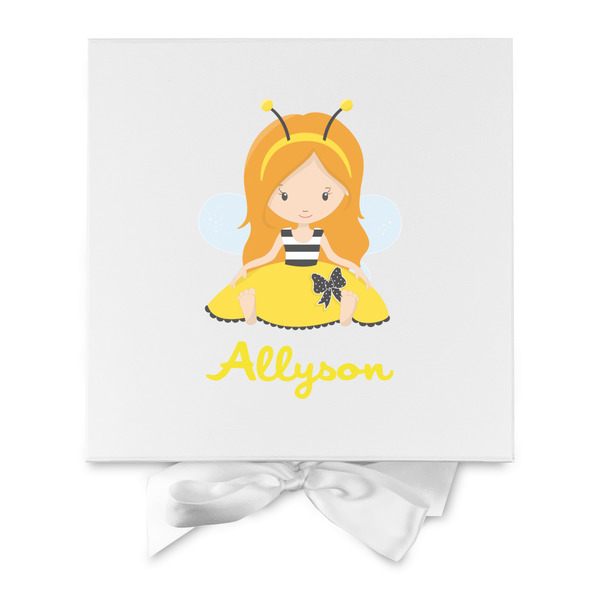 Honeycomb, Bees & Polka Dots Gift Boxes with Magnetic Lid - White - Approval