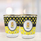 Honeycomb, Bees & Polka Dots Glass Shot Glass - with gold rim - LIFESTYLE