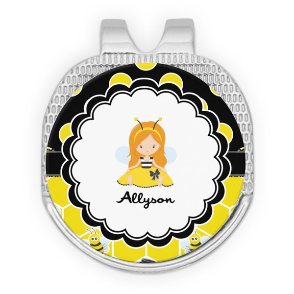 Honeycomb, Bees & Polka Dots Golf Ball Hat Marker Hat Clip