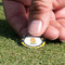 Honeycomb, Bees & Polka Dots Golf Ball Marker - Hand