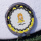 Honeycomb, Bees & Polka Dots Golf Ball Marker - Hat Clip
