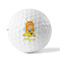 Honeycomb, Bees & Polka Dots Golf Balls - Titleist - Set of 3 - FRONT