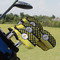 Honeycomb, Bees & Polka Dots Golf Club Cover - Set of 9 - On Clubs