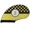 Honeycomb, Bees & Polka Dots Golf Club Covers - FRONT