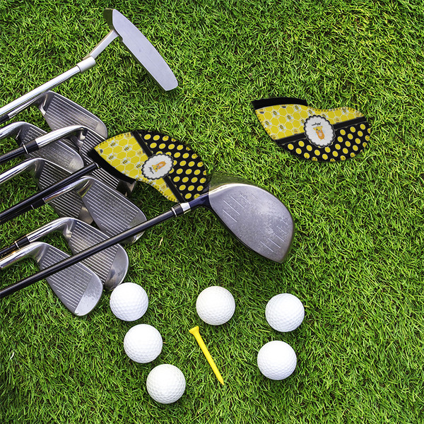 Honeycomb, Bees & Polka Dots Golf Club Covers - LIFESTYLE