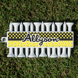 Honeycomb, Bees & Polka Dots Golf Tees & Ball Markers Set (Personalized)