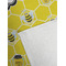 Honeycomb, Bees & Polka Dots Golf Towel - Detail