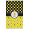 Honeycomb, Bees & Polka Dots Golf Towel - Poly-Cotton Blend - Large w/ Name or Text